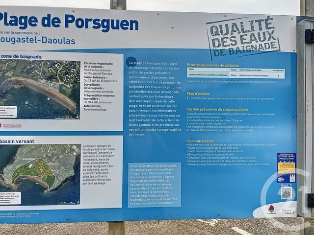 terrain à vendre - 900.0 m2 - PLOUGASTEL DAOULAS - 29 - BRETAGNE - Century 21 Associés Conseils Immobilier