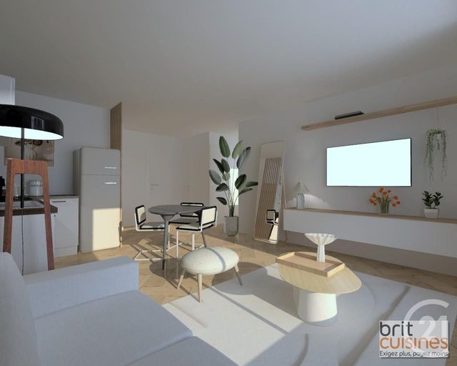 Appartement T2 à vendre - 2 pièces - 44.38 m2 - BREST - 29 - BRETAGNE - Century 21 Associés Conseils Immobilier