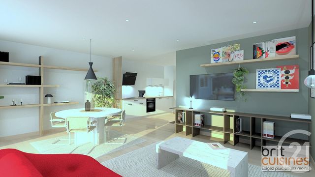 Appartement T2 à vendre - 2 pièces - 61.58 m2 - ST RENAN - 29 - BRETAGNE - Century 21 Associés Conseils Immobilier