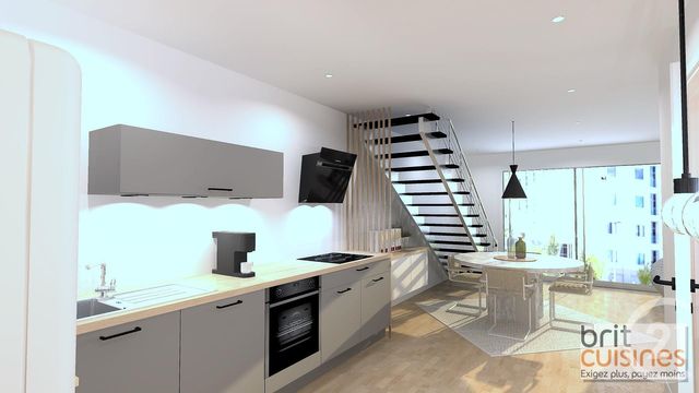 Appartement T3 à vendre - 3 pièces - 74.25 m2 - ST RENAN - 29 - BRETAGNE - Century 21 Associés Conseils Immobilier