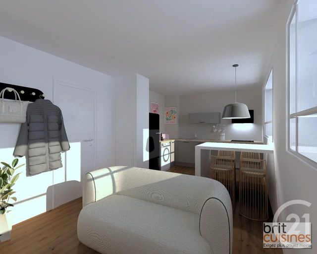 Appartement T1 à vendre - 1 pièce - 34.5 m2 - BREST - 29 - BRETAGNE - Century 21 Associés Conseils Immobilier