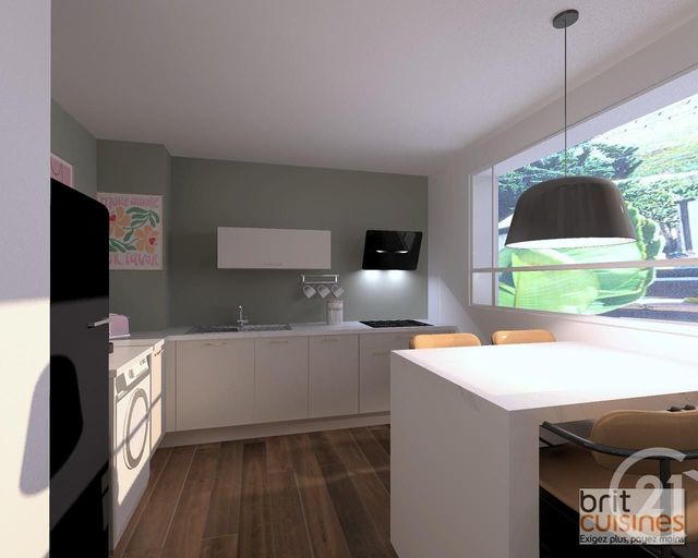 Appartement T1 à vendre - 1 pièce - 34.5 m2 - BREST - 29 - BRETAGNE - Century 21 Associés Conseils Immobilier